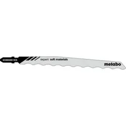 Metabo 3 Stichsägeblätter "expert soft materials" 126 mm, HCS