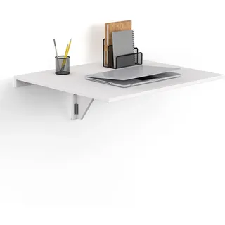 IDMarket - Wandtisch Express klappbar 2 Personen weiß B. 70 cm