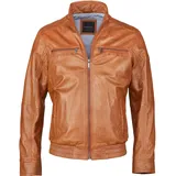 Bugatti BUSASCHA Lederjacke Cognac 52