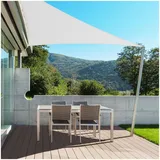 casa pura Wasserabweisendes Sonnensegel dreieckig 300 x 300 x 300 cm Weiß