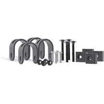 GAH Alberts Zaunfeldhalter-Set Aluminium 0 x 0 cm Schwarz