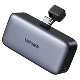 UGREEN 5000mAh Power Bank with Built-in USB-C Connector - Grau
