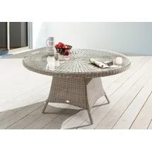 Destiny LUNA Gartentisch Ø 100 x 75 cm vintage weiß