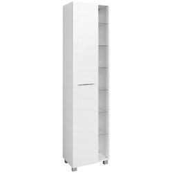 HELD MÖBEL Seitenschrank »Portofino«, BxHxT: 45 x 180 x 35 cm - weiss