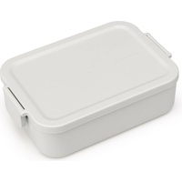 BRABANTIA Lunchbox Make & Take 20.4 x 13.6 x 5.7 cm, Hellgrau, Lunchbox, Grau