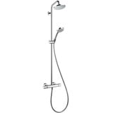 Hansgrohe Croma Showerpipe 160 1jet mit Thermostat chrom 27135000