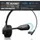 CSL - kabelloses Headset mit Ladestation - Mono Bluetooth Headset mit Mikrofon - USB Ladeport - Multipoint, Rauschunterdrückung - leicht