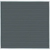 Plus Sichtschutzelement 175 x 180 cm grau Stahl 2 St.