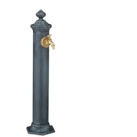 Relaxdays Standbrunnen Antik Gold/Grau