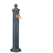 Relaxdays Standbrunnen Antik Gold/Grau