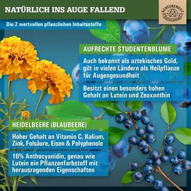 Scheunengut Scheunengut® Adlerauge | 4mg Zeaxanthin, Anthocyanidin & ausgewählte Augenvitamine* 120 St