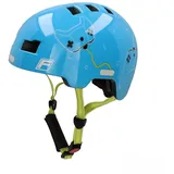 Fischer Fahrradhelm Kinder Plus Game S/M hellblau