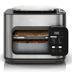 Ninja SFP700EU Combi grau, Heißluftfritteuse, 12 Kochfunktionen, 12,5 L