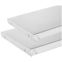 SCHULTE Regalwelt Stecksystem-Fachböden 100 x 35 cm, 2 Stück weiß