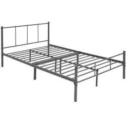 ML-Design Metallbett Bettgestell Stahl Schlafzimmerbett Lattenrost Anthrazit 120x200 cm