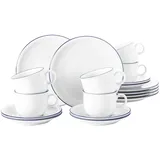 SELTMANN WEIDEN Compact Kaffeeservice 18-tlg. Blaurand