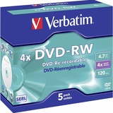 Verbatim DVD-RW 4,7GB 4x 5er Jewelcase