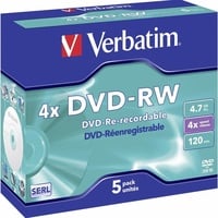 Verbatim DVD-RW 4,7GB 4x 5er Jewelcase