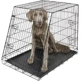 Kerbl Gittertransportbox klappbar, 107 x 74 x 85 cm, Schwarz