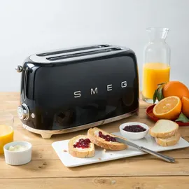 Smeg TSF01BLEU Schwarz / Hochglanz