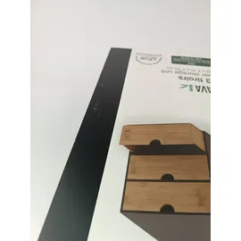 5five simply smart Nachtschrank BAVA 31 x 25 x 31 cm Schwarz