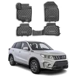 Omac 6904444 Fußmattensatz Menge: 4, Schwarz TPE (thermoplastischer Elastomer)