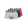Gorilla Wear Boxershorts 3er-Pack - Grau/Blau/Rot - L