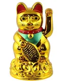 Freak Scene Superfreak Glückskatze - Maneki-Neko - Winkekatze - 11 cm - Gold