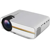 XBTGS Kleiner Projektor, Handy, Mini-Heimkino, Wifi1080P, tragbarer Schlafsaal, Schlafzimmer, Computer, kein Bildschirm, einfarbig