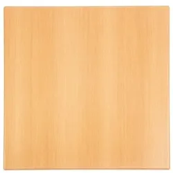 Bolero Tischplatte quadratisch in Buchen Optik und 700x700x30mm