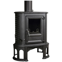 Globe-Fire Herculina S raumluftunabhängig Guss schwarz 7kW
