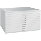 C+P CP 7200 Planschrank lichtgrau 10 Schubladen 135,0 x 96,0 x 76,0 cm, 1 St.
