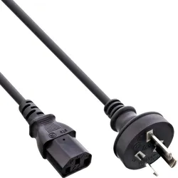 InLine Netzkabel - Netzstecker Australien auf Kaltgerätestecker C13 - 0,5m
