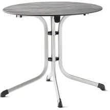 Sieger Klapptisch Ø 85 x 73 cm graphit/beton