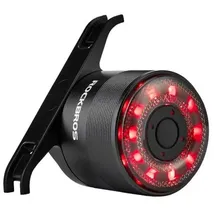 ROCKBROS Q1 LED-Fahrrad-Rücklicht 7-Farbig mit USB-C - USB-A Kabel Schwarz