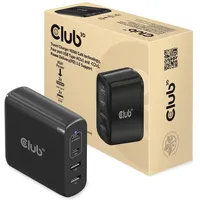 Club 3D Reise Ladegerät PPS 100W GAN, USB Typ-C/Typ-A Power Delivery (PD) 3.0