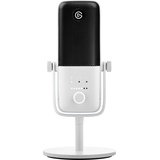 Elgato Wave:3 White - Professionelles USB-Kondensatormikrofon für Streaming, Podcasts, Gaming und Homeoffice, gratis Mixing-Software, Soundeffekt-Plugins, Anti-Verzerrung, Plug & Play, für Mac/PC