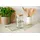 Zeller Vorratsglas HOME & KITCHEN braun 10,0 x 19,5 cm 1,0 l 2-teiliges Set