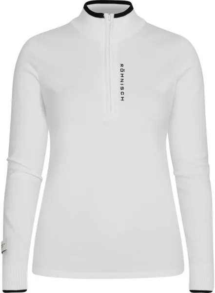 Röhnisch Layer Knitted Half-Zip weiß - L