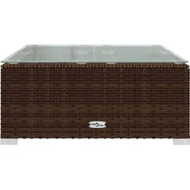 vidaXL Garten-Lounge-Set 5-tlg. braun