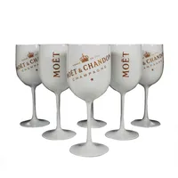 MOET & CHANDON Ice Imperial 6X Champagner Acryl Becher ~mn 135 1113