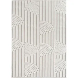 Ayyildiz Flachgewebeteppich Helix 2201 Creme 80 cm x 150 cm