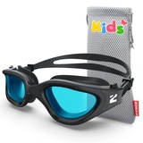 ZIONOR Schwimmbrille Kinder, G1MINI Polarisiert/non Polarisiert Komfortabel Kinder Schwimmbrille, Anti Nebel UV-Schutz Schwimmbrille für Mädchen und Jungen (Jahre 6-14)