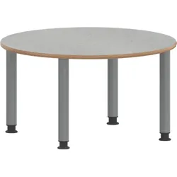 Tisch ZALOTTI mit Linoleum-Belag