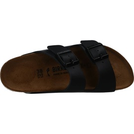 Birkenstock Arizona Naturleder schmal schwarz 41