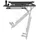 Maclean Brackets Maclean MC-880 (Decke, 70", 35 kg), TV Wandhalterung, Schwarz