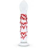 Gildo - Glas G-Punkt/Prostata Dildo mit Herzen Nr. 30