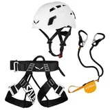 Salewa Klettersteigset Schwarz/Gelb