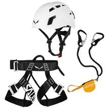 Salewa Klettersteigset Schwarz/Gelb