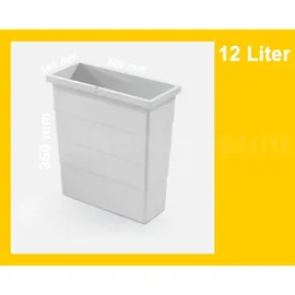HAILO Einbaumülleimer 12 l Grau